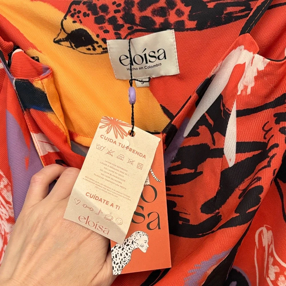 Eloisa Bird Maxi Dress - Picture 2 of 9
